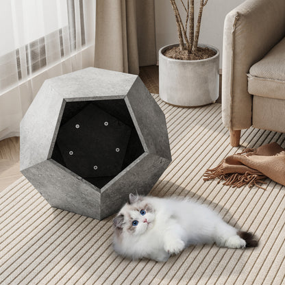 😺 MUEBLE CASITA CON ESTILO PARA PELUDOS - Bonito mueble moderno multifuncional para tu salon.–