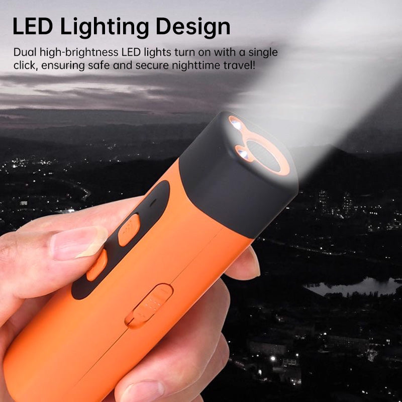 2025 Dog Repellent: Ultrasonic dog training device, rechargeable dog bark deterrent with LED flashlight.