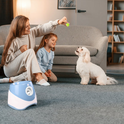 🎾 LANZADOR AUTOMATICO DE PELOTAS - Con 3 Bolitas Incluidas, disfrute peludo sin parar.