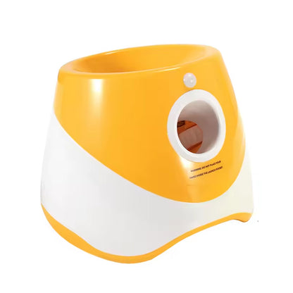 🎾 LANZADOR AUTOMATICO DE PELOTAS - Con 3 Bolitas Incluidas, disfrute peludo sin parar.