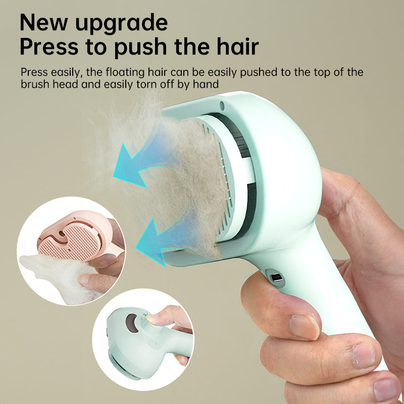 🪮 PEINE ELECTRICO CON VAPOR - Cepilla, desenreda y relaja al mismo tiempo con vapor cálido.