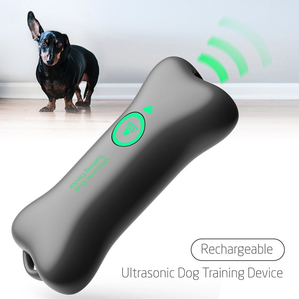 🐶 Dispositivo ultrasónico recargable de adiestramiento y control de ladridos