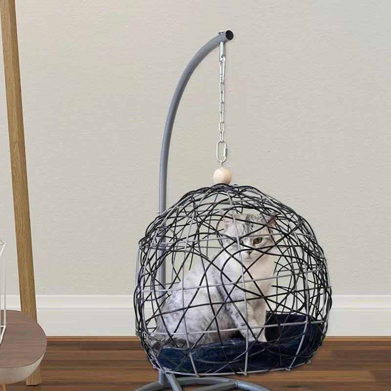 🐱HAMACA SUSPENDIDA - Un rincón flotante para soñar y ronronear.