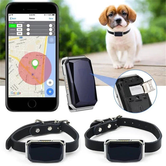 📡 SMART GPS TRACKER COLLAR  - Collar con GPS integrado para saber siempre dónde anda.