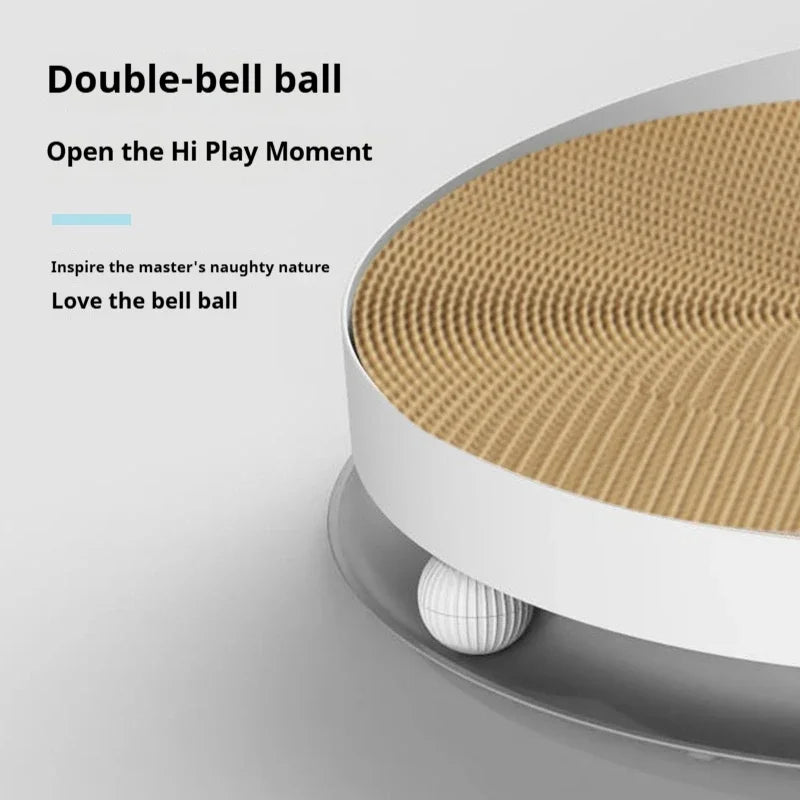 🐱 RASCADOR REDONDO 3 EN 1 - Queda bien en tu sala… y tu michi lo ama.